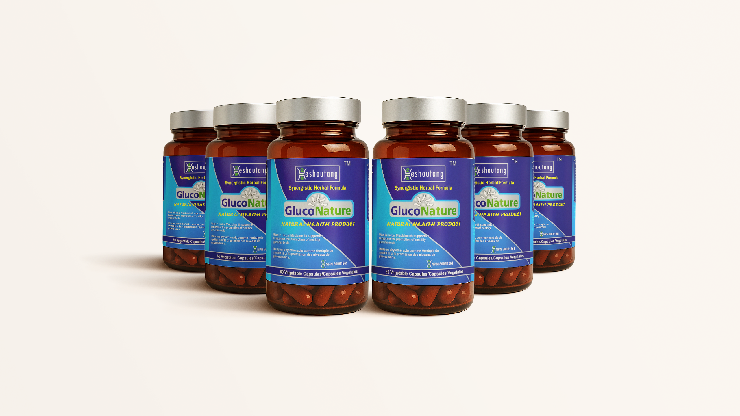 Gluconature (Smart Pack) - Treatment for 2 months (6 bottles)