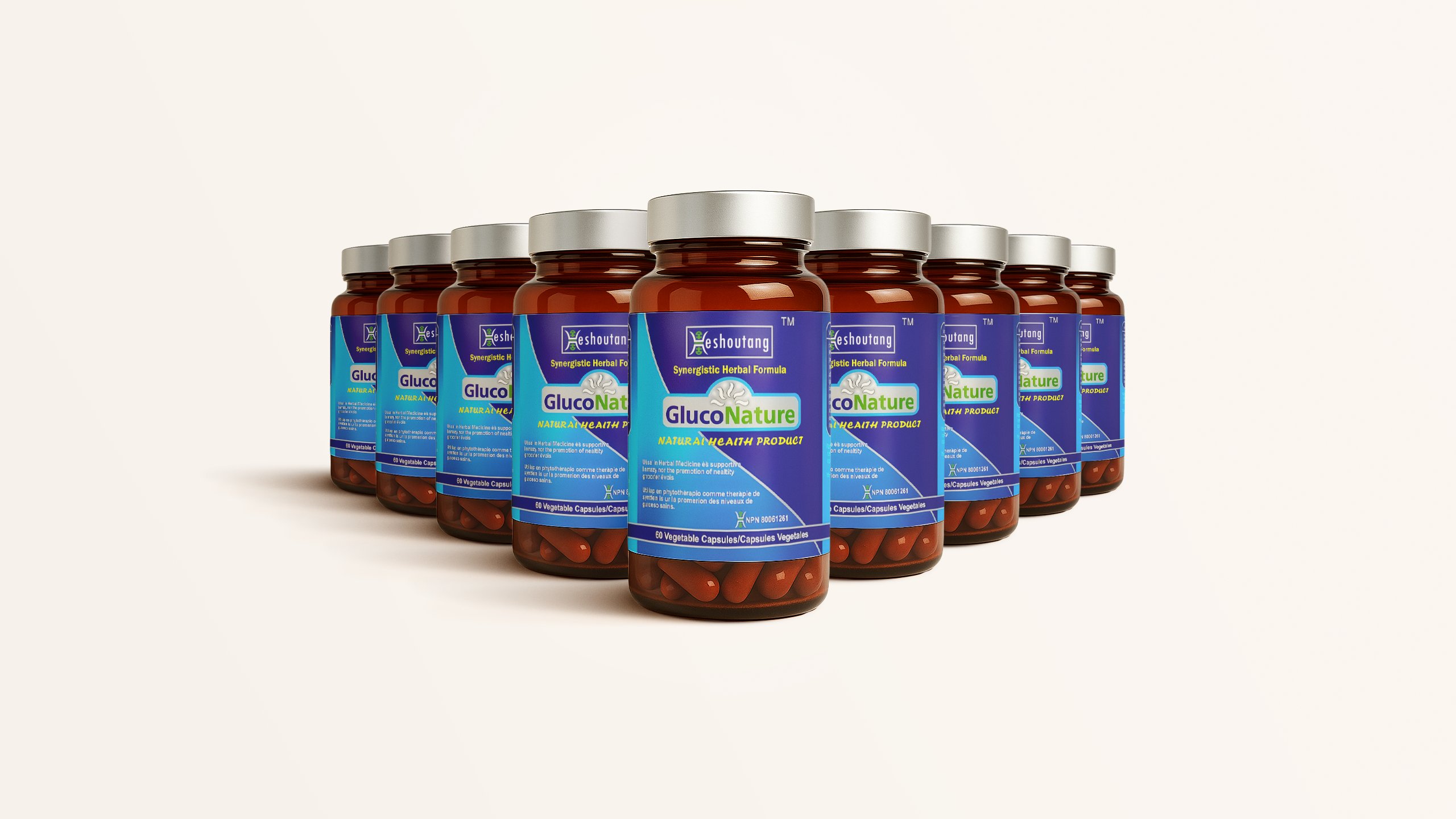 Gluconature (Saver Pack) - Treatment for 3 months(9 bottles)